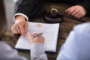 divorce papers