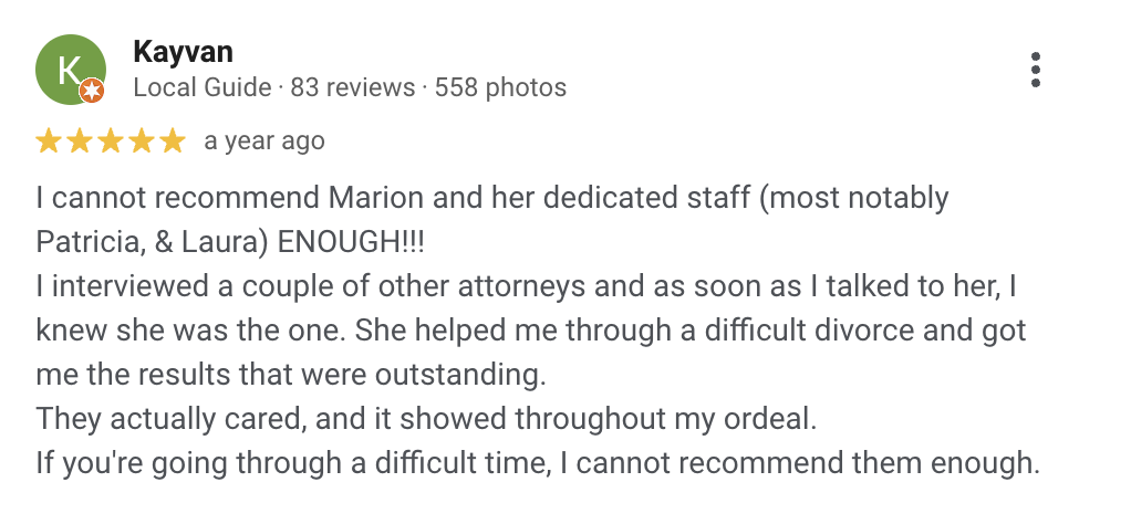 Arons-&-Solomon-Divorce-Lawyers---Client-Review